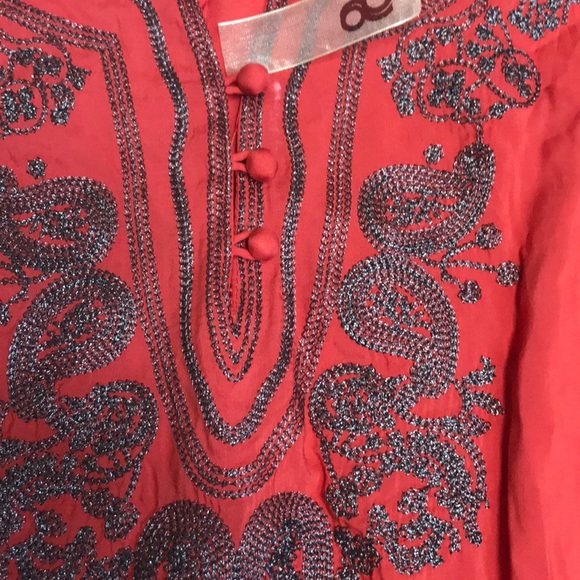 NWT Ya Los Angeles Boho Embellished Top - Picture 4 of 8